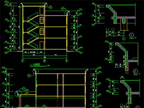 某家具厂办公楼CAD建筑施工图设计平面图解析